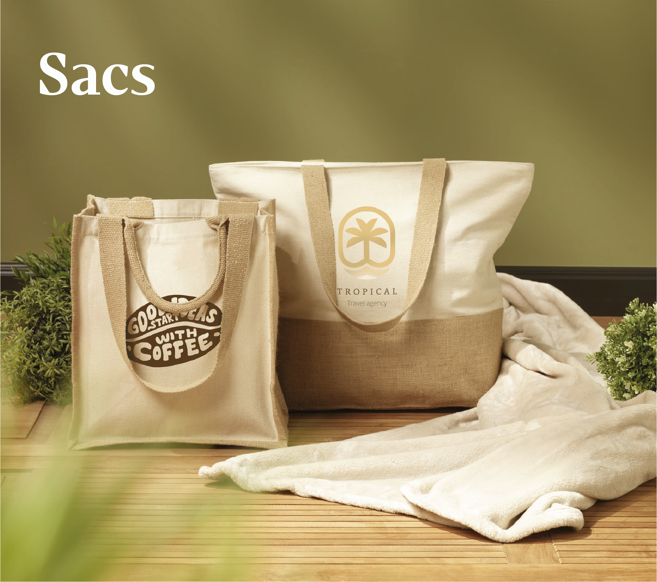 Sacs brandés