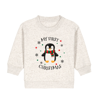 La sweat bébé Noël en coton bio